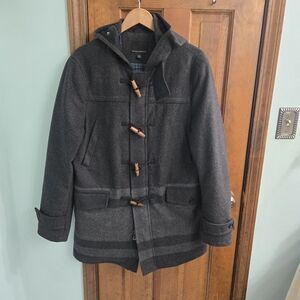 Banana Republic Dark Gray Toggle Coat